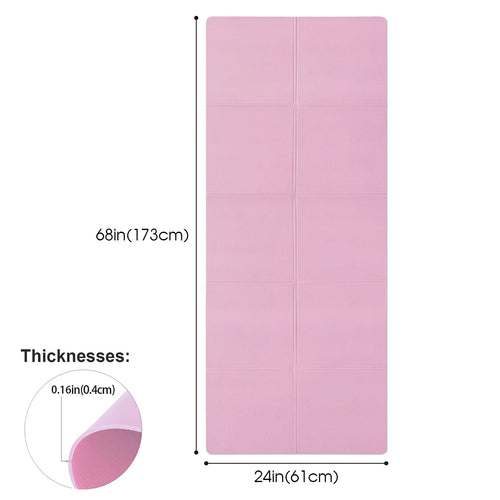 4MM Thick EVA Yoga Mats Anti-slip Sport Fitness Mat Blanket for Exercise Yoga Pilate Gymnastics Mat Fitness Equipment Floor Work